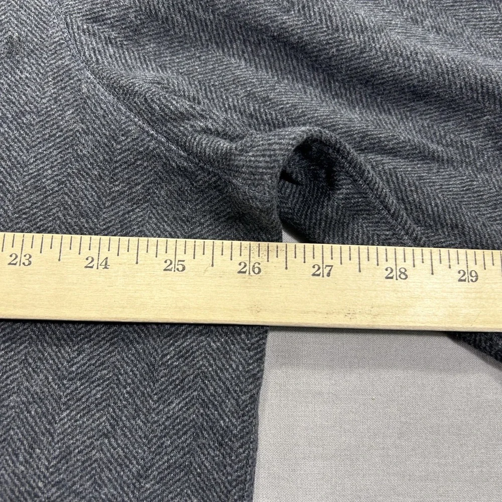 Polo Jeans Ralph Lauren Sweater Mens XL Gray Herringbone 1/4 Zip Lighweight Golf